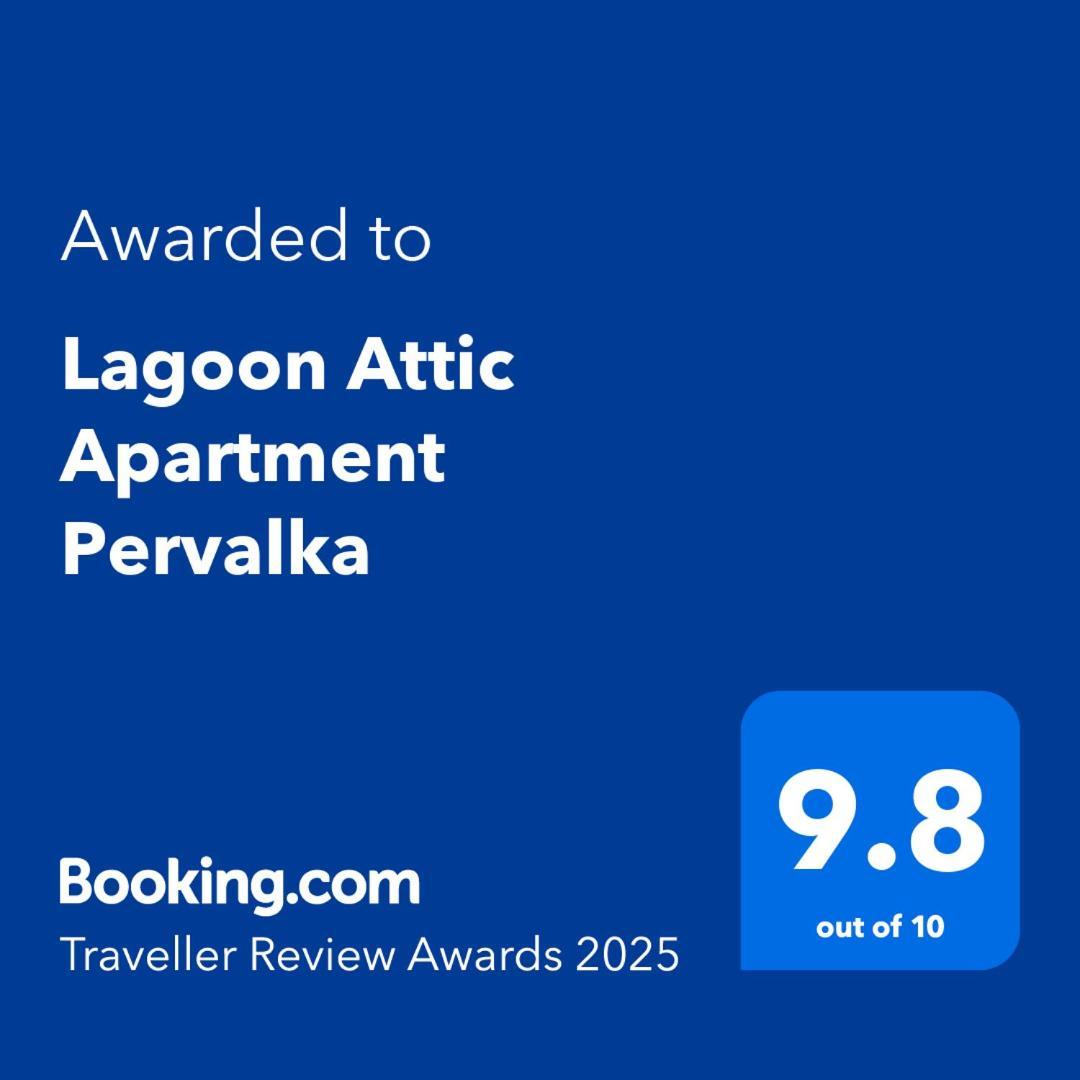 Lagoon Attic Apartment Pervalka Exterior photo